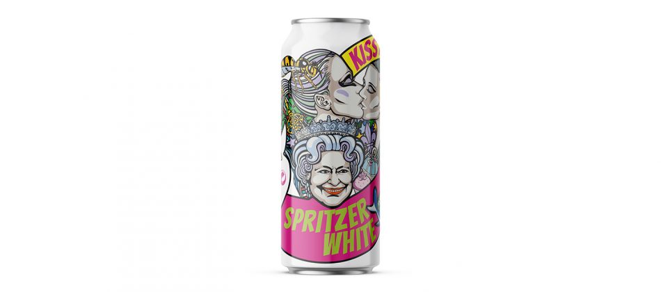 KISS ME - der weiße Spritzer aus der Dose