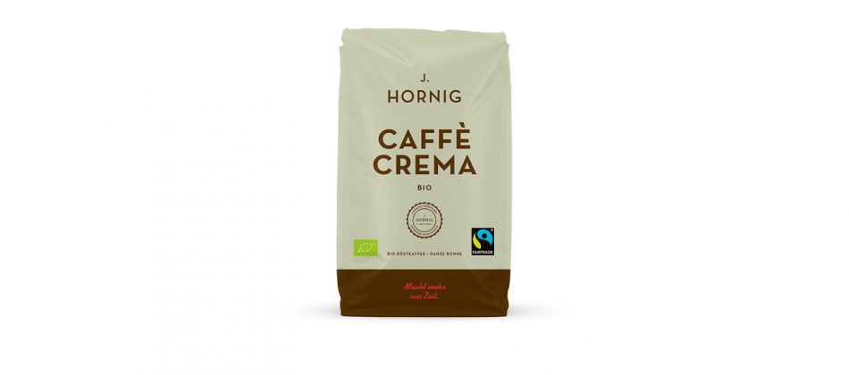 Kaffeesorte CAFFE CREMA BIO von J. HORNIG für Ihren Fine Time Kaffeevollautomaten