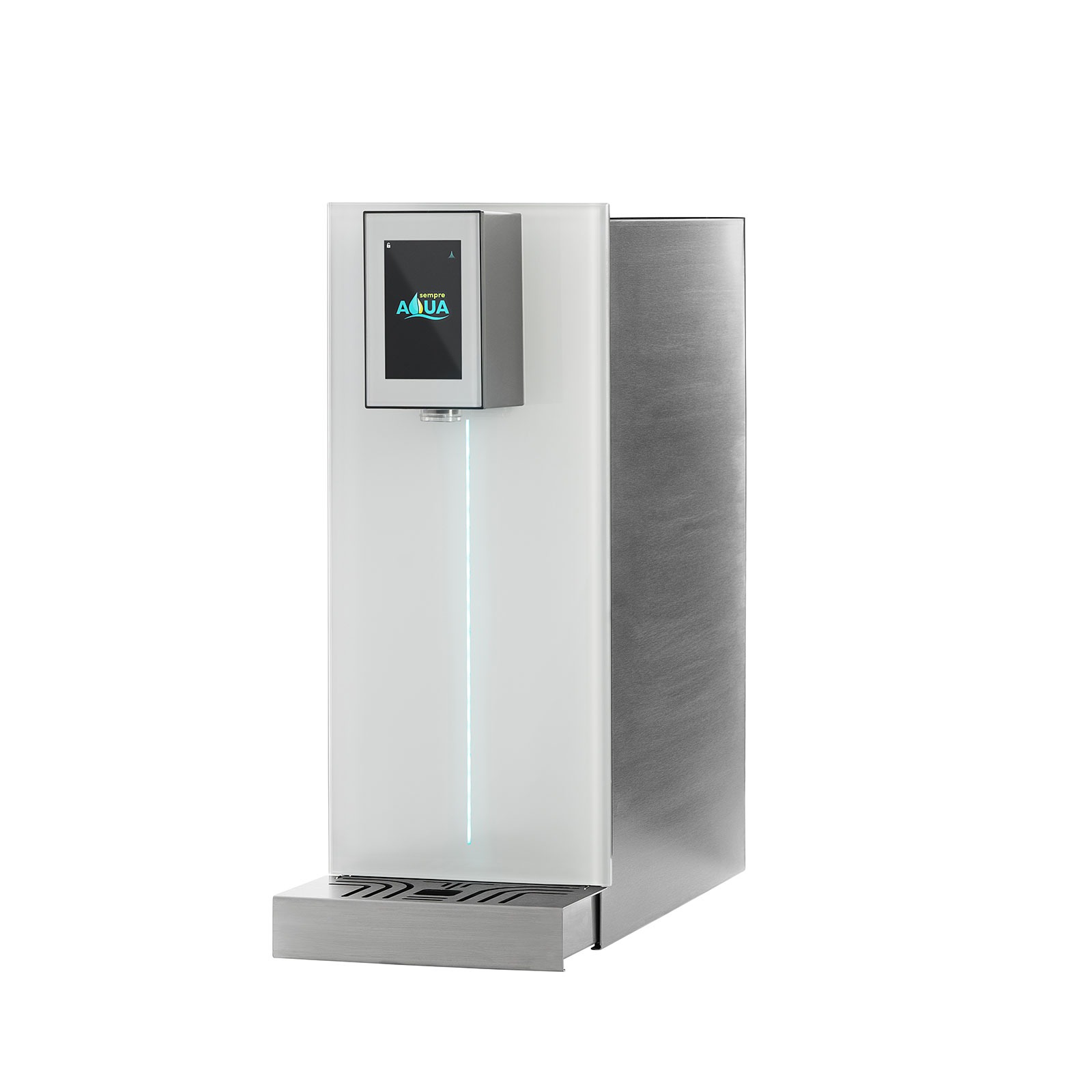 Wasserspender für Büros und Betriebe 7 PS60_weiss_schraeg-finetime