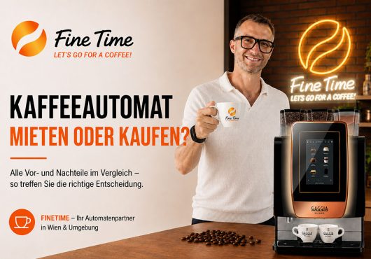 Kaffeeautomat mieten oder kaufen? Vergleich für Firmen | FineTime
