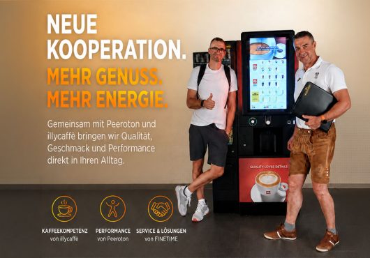 Kaffeeautomat mit Protein-Drinks