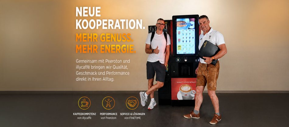 Kaffeeautomat mit Protein-Drinks