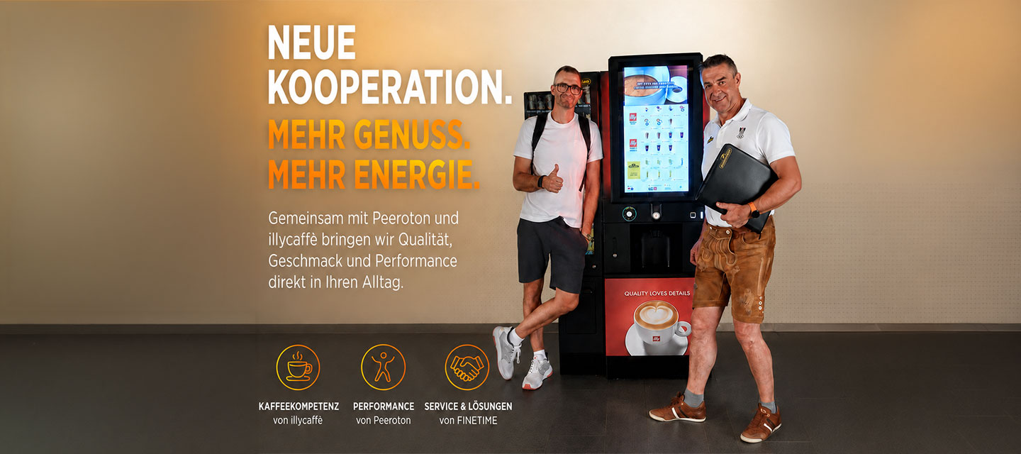 Kaffeeautomat mit Protein-Drinks